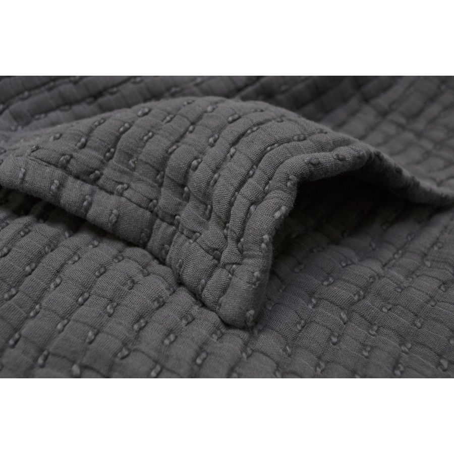 Покрывало вафельное Lotus Home - Leeds antrasit