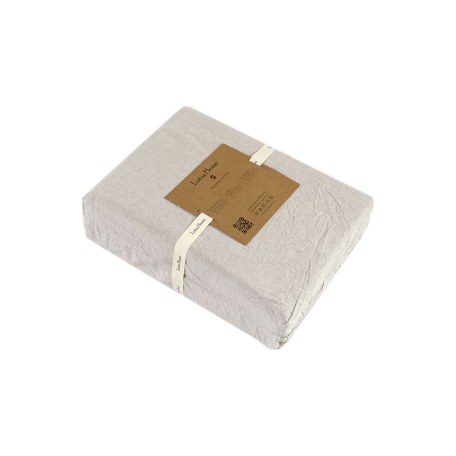 Постільна білизна варена бавовна Lotus Home Premium - Solid kahve-bej