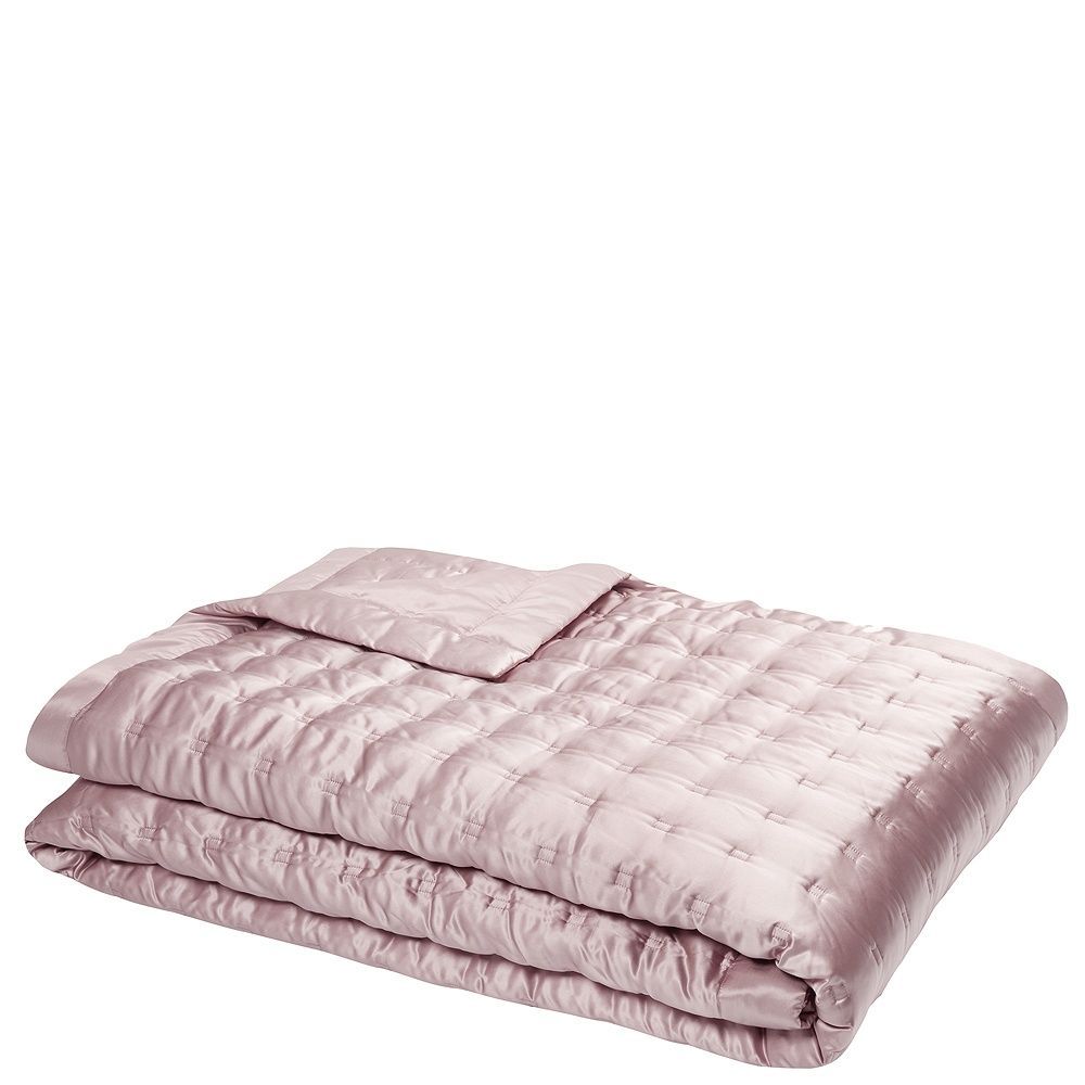 Шелковое покрывало Gingerlily Windsor Silk Bedspread Vintage Pink