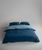 Постельное белье вареный хлопок Limasso Essualte doubleface Dress blue-Mavisi