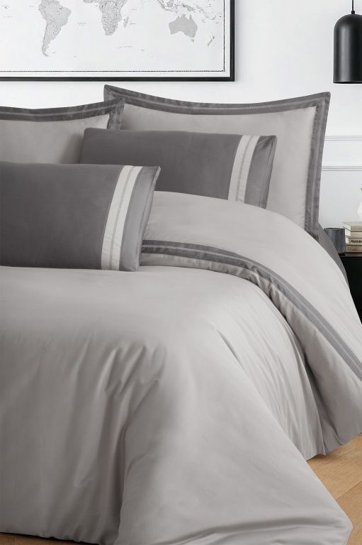 Постельное белье сатин La Romano Mona Premium Satin 300TC Alara Ash
