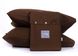 Комплект постельного белья Antoni Ранфорс Premium Бязь Шоколад Евро 200х220 2