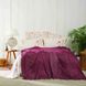 Набор постельное белье с пледом Karaca Home - Luna bordo 1