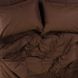Комплект постельного белья Antoni Ранфорс Premium Бязь Шоколад Евро 200х220 1