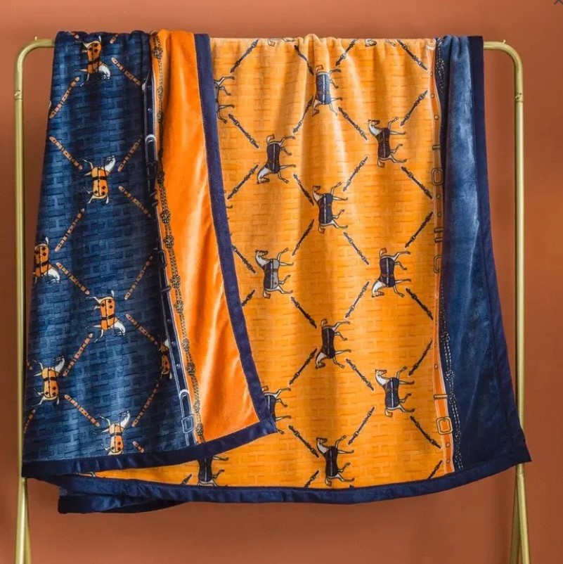 Плед мікрофібру Home Textile Orange-Lachivert