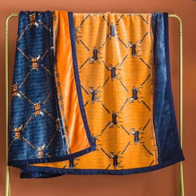 Плед микрофибра Home Textile Orange-Lachivert