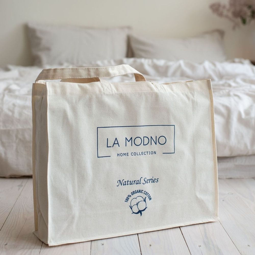 Постельное белье вареный хлопок LA MODNO STONEWASHED WHITE SAND