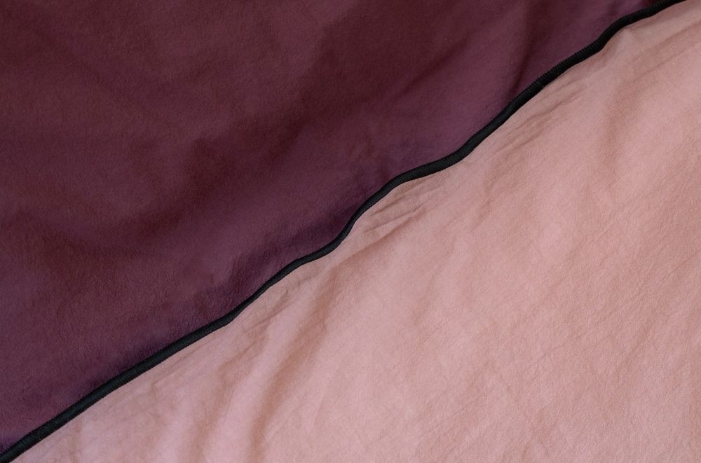 Постільна білизна варена бавовна Limasso Essualte doubleface Raspberry-Old rose