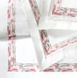 Елітна постільна білизна з вишивкою Dea Affresco Ivory/Pink 2