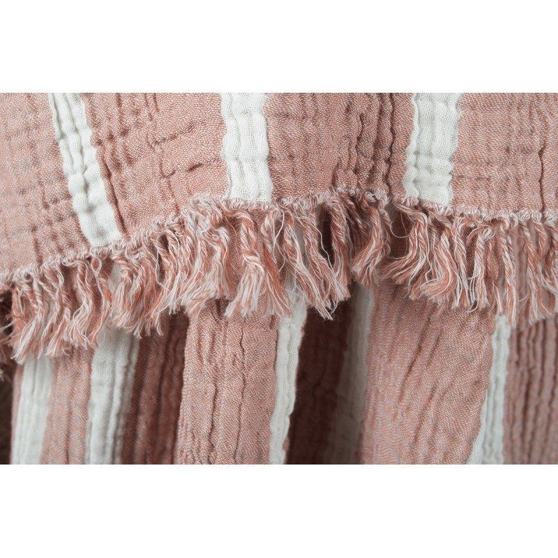 Плед-накидка Barine - Cocoon Stripe orange