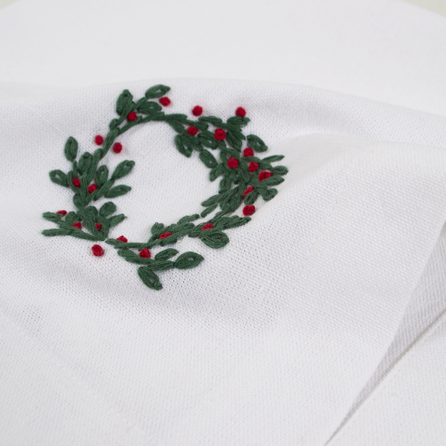Набір столових серветок Lotus Home - Christmas Mistletoe