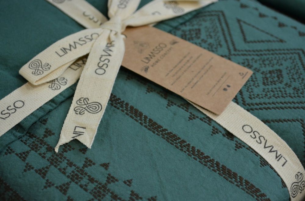 Постільна білизна бавовна Limasso Coastal Trio Dark Green