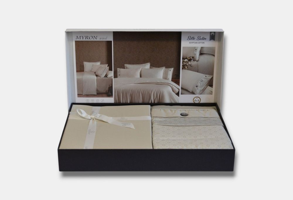 Постельное белье сатин люкс La Romano Silk Satin Myron Wind