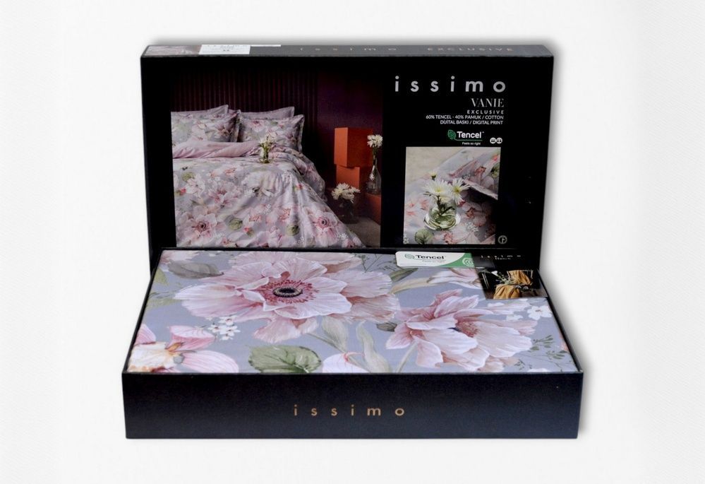 Постільна білизна тенсел сатин люкс Issimo Home Vanie