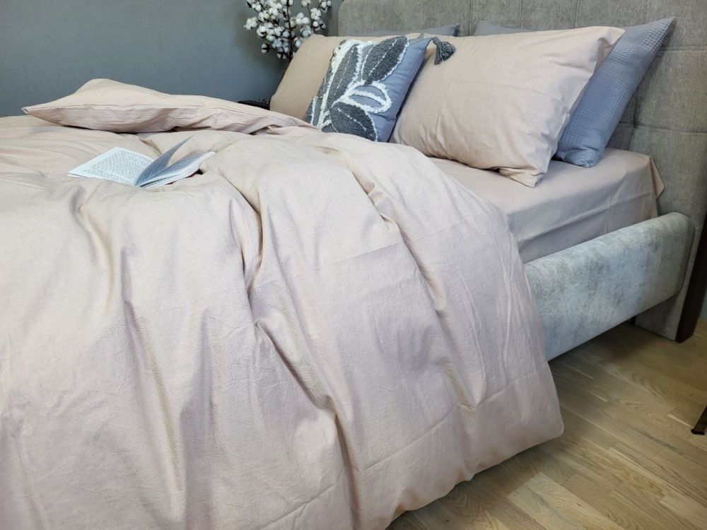 Пододеяльник вареный хлопок Комфорт Текстиль Cappuccino, Washed Cotton W1331
