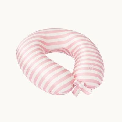 Подушка для шиї з натурального шовку mulberry Gingerlily Pink&Ivory, Рожевий, Подушка для шиї