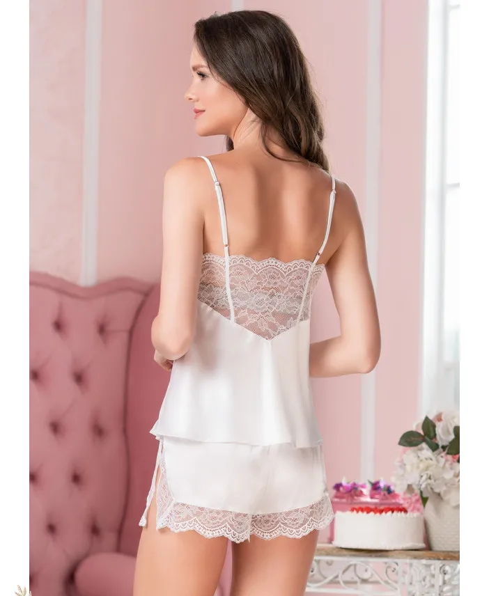 Комплект топ та шорти Mia-Amore Lydia 7052, Білий, L