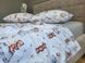 Детское постельное белье фланель Комфорт Текстиль Ведмежа/серый, Turkish flannel 1