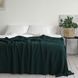 В'язаний плед LaModno WoolCotton Balance Emerald 1