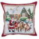 Новорічна наволочка гобелен FROSTY-NV1, 45х45 см