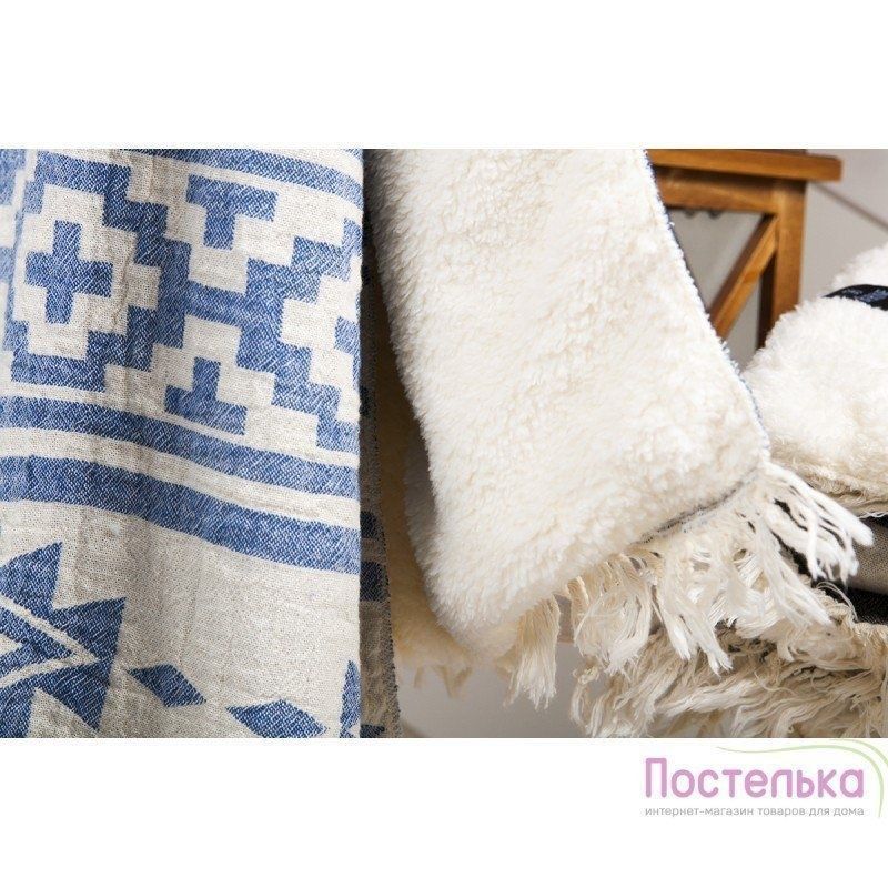 Плед микроплюш Barine - Rug Throw denim